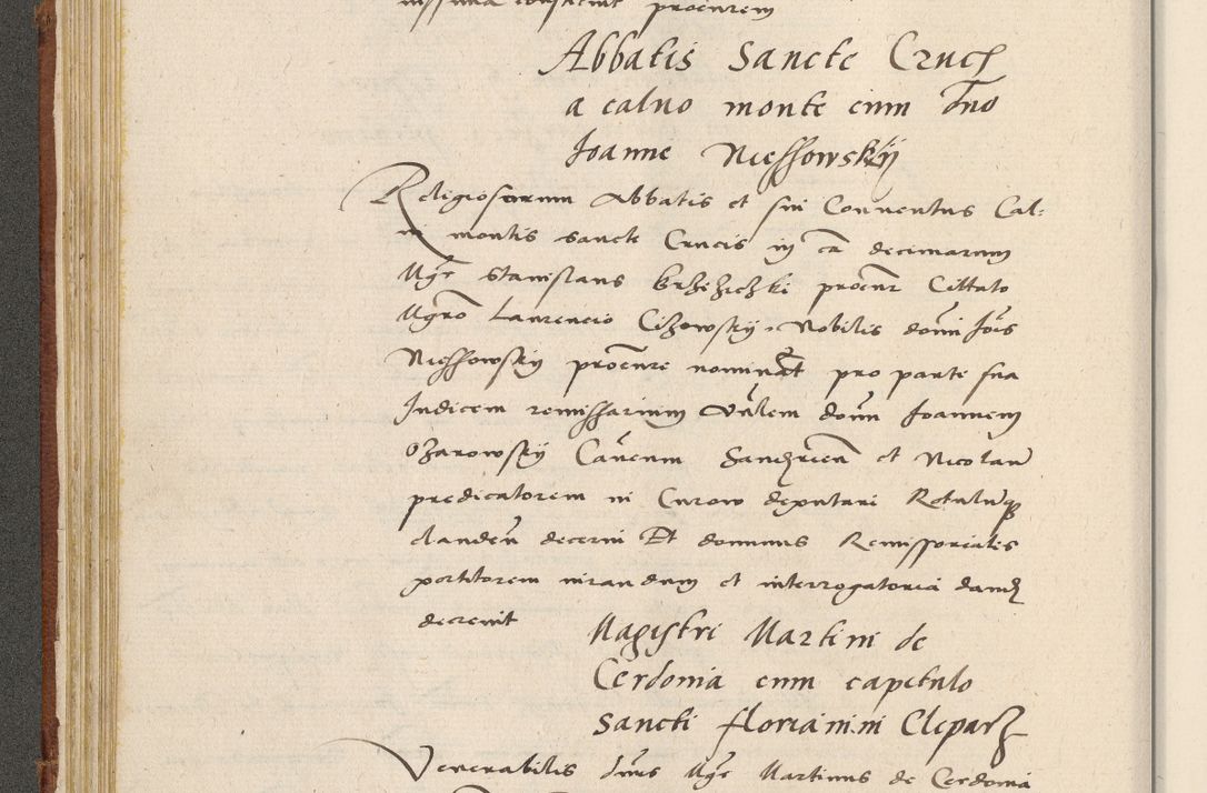 Zdjęcie nr 103 dla obiektu archiwalnego: Acta actorum coram R. D. Petro de Gamratis, archiepiscopo Gnesnensi et episcopo Cracoviensi, Legato nato ac Regni Poloniae primate ad annum 1543 - praesidente tunc Suae Rever. Paternitatis curiae cancellario R. D. Bartholomaeo Gantkowski, Posnaniensi et curiae nostrae cancellario.