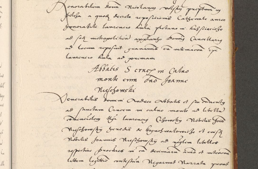Zdjęcie nr 96 dla obiektu archiwalnego: Acta actorum coram R. D. Petro de Gamratis, archiepiscopo Gnesnensi et episcopo Cracoviensi, Legato nato ac Regni Poloniae primate ad annum 1543 - praesidente tunc Suae Rever. Paternitatis curiae cancellario R. D. Bartholomaeo Gantkowski, Posnaniensi et curiae nostrae cancellario.