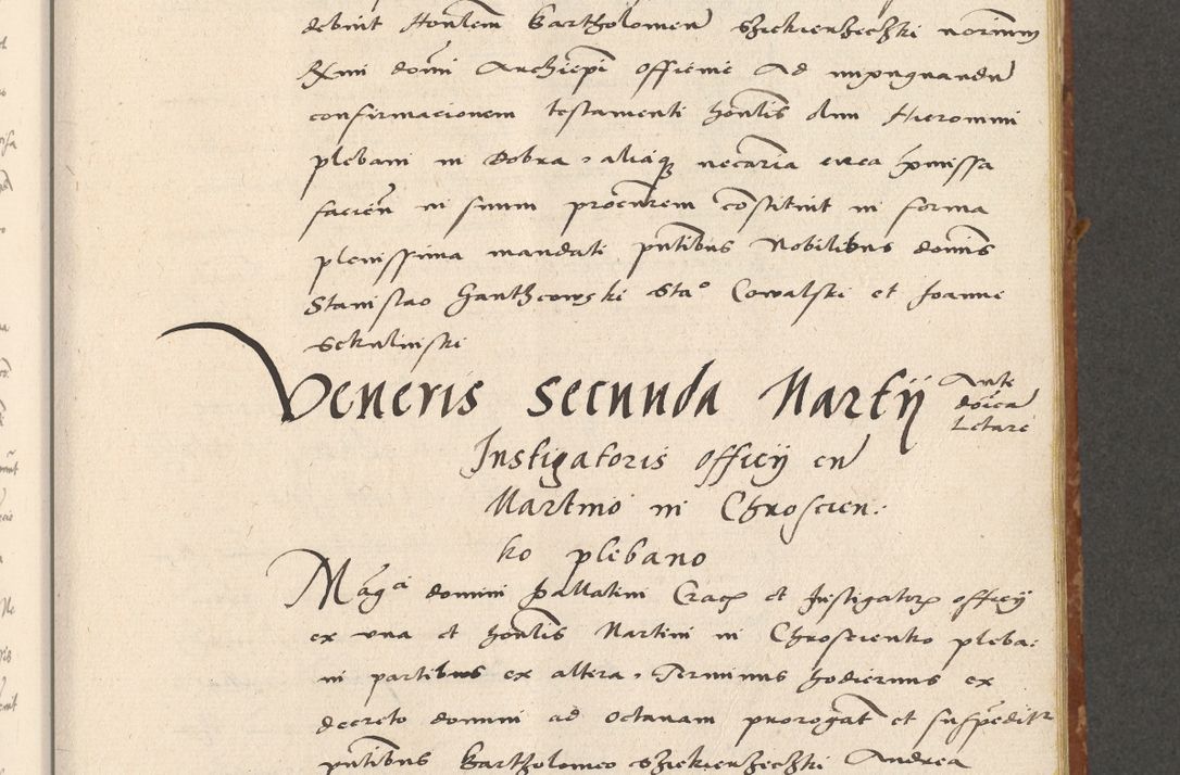 Zdjęcie nr 92 dla obiektu archiwalnego: Acta actorum coram R. D. Petro de Gamratis, archiepiscopo Gnesnensi et episcopo Cracoviensi, Legato nato ac Regni Poloniae primate ad annum 1543 - praesidente tunc Suae Rever. Paternitatis curiae cancellario R. D. Bartholomaeo Gantkowski, Posnaniensi et curiae nostrae cancellario.