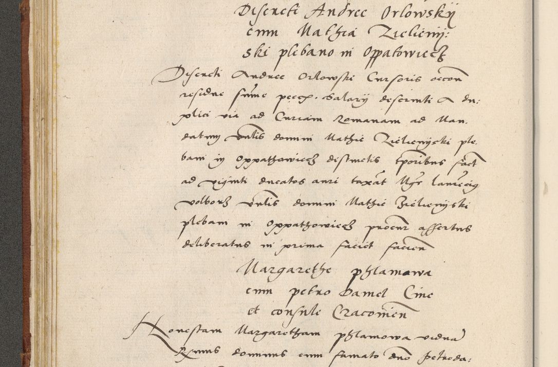 Zdjęcie nr 85 dla obiektu archiwalnego: Acta actorum coram R. D. Petro de Gamratis, archiepiscopo Gnesnensi et episcopo Cracoviensi, Legato nato ac Regni Poloniae primate ad annum 1543 - praesidente tunc Suae Rever. Paternitatis curiae cancellario R. D. Bartholomaeo Gantkowski, Posnaniensi et curiae nostrae cancellario.