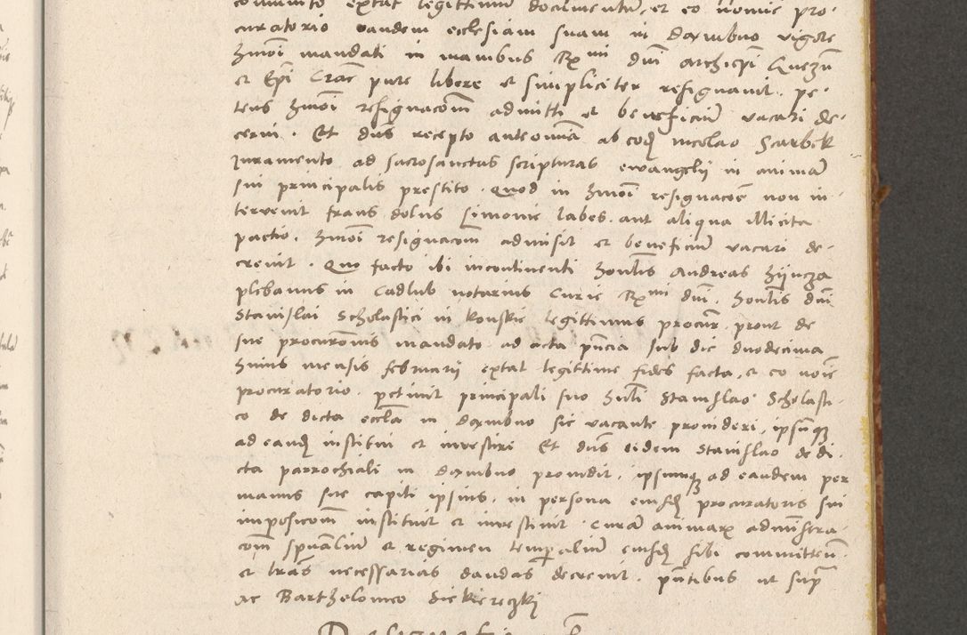 Zdjęcie nr 82 dla obiektu archiwalnego: Acta actorum coram R. D. Petro de Gamratis, archiepiscopo Gnesnensi et episcopo Cracoviensi, Legato nato ac Regni Poloniae primate ad annum 1543 - praesidente tunc Suae Rever. Paternitatis curiae cancellario R. D. Bartholomaeo Gantkowski, Posnaniensi et curiae nostrae cancellario.