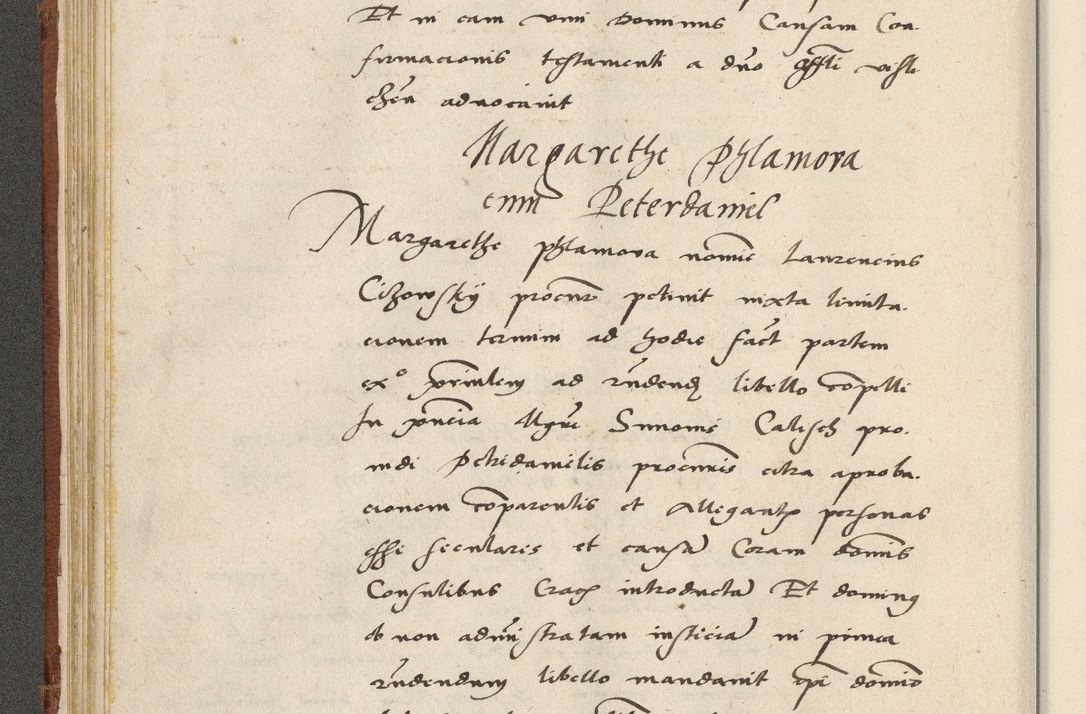 Zdjęcie nr 79 dla obiektu archiwalnego: Acta actorum coram R. D. Petro de Gamratis, archiepiscopo Gnesnensi et episcopo Cracoviensi, Legato nato ac Regni Poloniae primate ad annum 1543 - praesidente tunc Suae Rever. Paternitatis curiae cancellario R. D. Bartholomaeo Gantkowski, Posnaniensi et curiae nostrae cancellario.