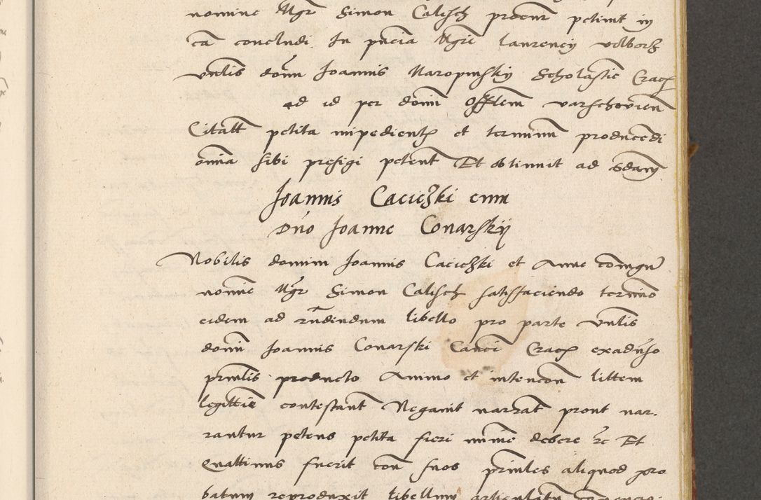 Zdjęcie nr 72 dla obiektu archiwalnego: Acta actorum coram R. D. Petro de Gamratis, archiepiscopo Gnesnensi et episcopo Cracoviensi, Legato nato ac Regni Poloniae primate ad annum 1543 - praesidente tunc Suae Rever. Paternitatis curiae cancellario R. D. Bartholomaeo Gantkowski, Posnaniensi et curiae nostrae cancellario.