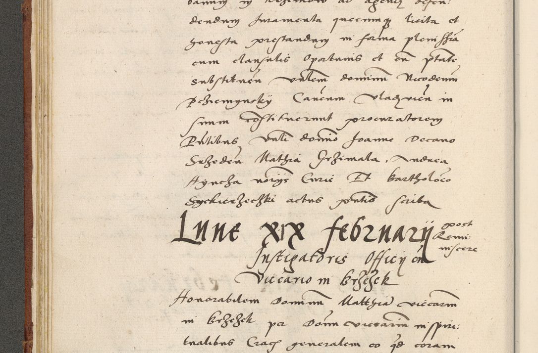 Zdjęcie nr 67 dla obiektu archiwalnego: Acta actorum coram R. D. Petro de Gamratis, archiepiscopo Gnesnensi et episcopo Cracoviensi, Legato nato ac Regni Poloniae primate ad annum 1543 - praesidente tunc Suae Rever. Paternitatis curiae cancellario R. D. Bartholomaeo Gantkowski, Posnaniensi et curiae nostrae cancellario.