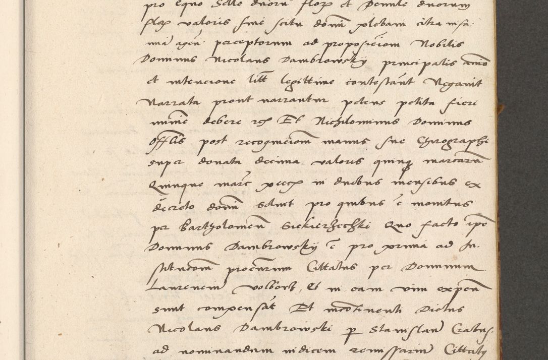 Zdjęcie nr 64 dla obiektu archiwalnego: Acta actorum coram R. D. Petro de Gamratis, archiepiscopo Gnesnensi et episcopo Cracoviensi, Legato nato ac Regni Poloniae primate ad annum 1543 - praesidente tunc Suae Rever. Paternitatis curiae cancellario R. D. Bartholomaeo Gantkowski, Posnaniensi et curiae nostrae cancellario.