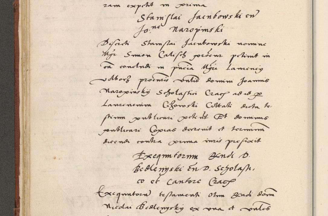 Zdjęcie nr 63 dla obiektu archiwalnego: Acta actorum coram R. D. Petro de Gamratis, archiepiscopo Gnesnensi et episcopo Cracoviensi, Legato nato ac Regni Poloniae primate ad annum 1543 - praesidente tunc Suae Rever. Paternitatis curiae cancellario R. D. Bartholomaeo Gantkowski, Posnaniensi et curiae nostrae cancellario.