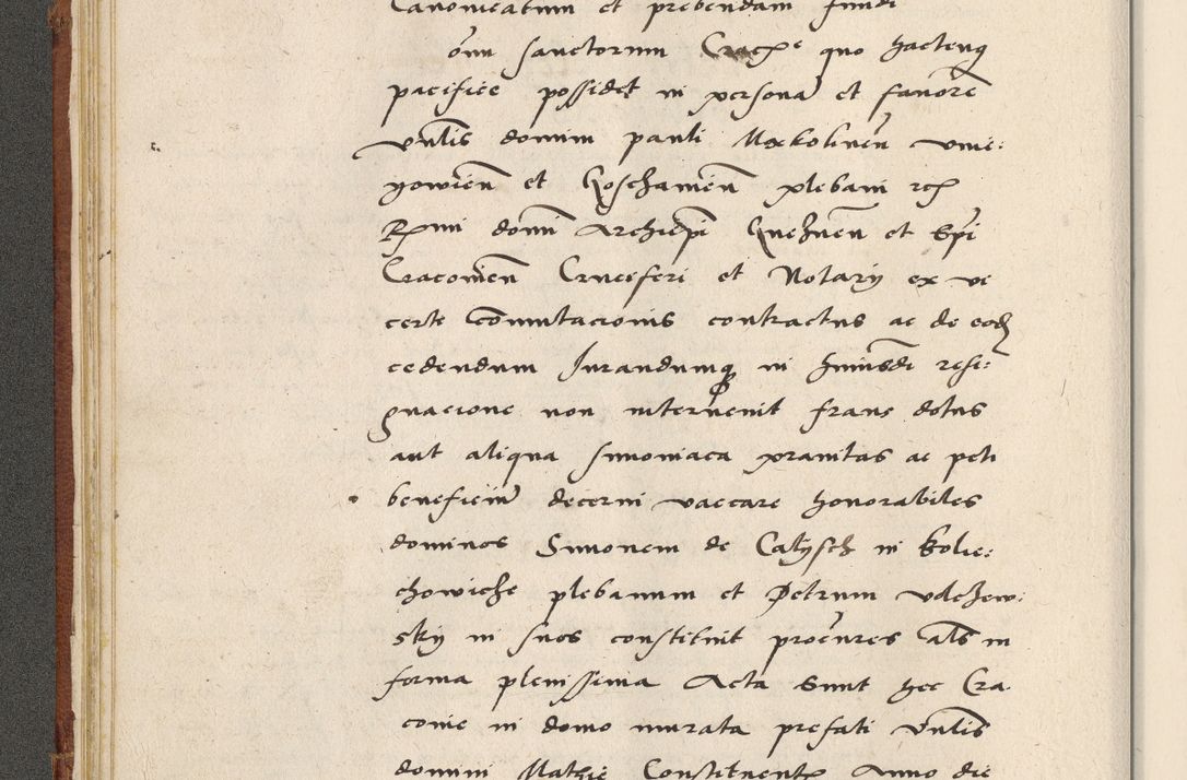 Zdjęcie nr 57 dla obiektu archiwalnego: Acta actorum coram R. D. Petro de Gamratis, archiepiscopo Gnesnensi et episcopo Cracoviensi, Legato nato ac Regni Poloniae primate ad annum 1543 - praesidente tunc Suae Rever. Paternitatis curiae cancellario R. D. Bartholomaeo Gantkowski, Posnaniensi et curiae nostrae cancellario.