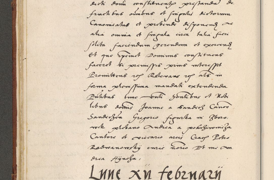 Zdjęcie nr 53 dla obiektu archiwalnego: Acta actorum coram R. D. Petro de Gamratis, archiepiscopo Gnesnensi et episcopo Cracoviensi, Legato nato ac Regni Poloniae primate ad annum 1543 - praesidente tunc Suae Rever. Paternitatis curiae cancellario R. D. Bartholomaeo Gantkowski, Posnaniensi et curiae nostrae cancellario.