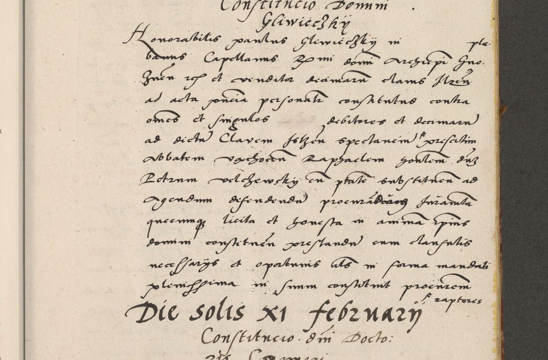Zdjęcie nr 50 dla obiektu archiwalnego: Acta actorum coram R. D. Petro de Gamratis, archiepiscopo Gnesnensi et episcopo Cracoviensi, Legato nato ac Regni Poloniae primate ad annum 1543 - praesidente tunc Suae Rever. Paternitatis curiae cancellario R. D. Bartholomaeo Gantkowski, Posnaniensi et curiae nostrae cancellario.