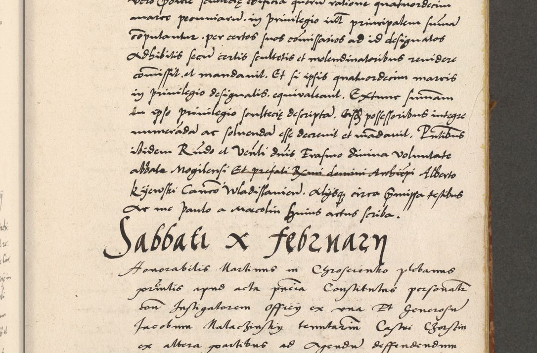 Zdjęcie nr 48 dla obiektu archiwalnego: Acta actorum coram R. D. Petro de Gamratis, archiepiscopo Gnesnensi et episcopo Cracoviensi, Legato nato ac Regni Poloniae primate ad annum 1543 - praesidente tunc Suae Rever. Paternitatis curiae cancellario R. D. Bartholomaeo Gantkowski, Posnaniensi et curiae nostrae cancellario.