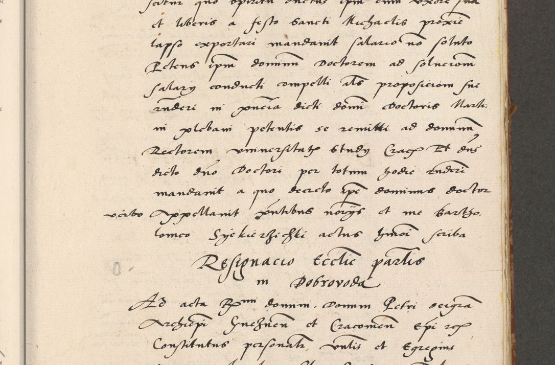 Zdjęcie nr 38 dla obiektu archiwalnego: Acta actorum coram R. D. Petro de Gamratis, archiepiscopo Gnesnensi et episcopo Cracoviensi, Legato nato ac Regni Poloniae primate ad annum 1543 - praesidente tunc Suae Rever. Paternitatis curiae cancellario R. D. Bartholomaeo Gantkowski, Posnaniensi et curiae nostrae cancellario.
