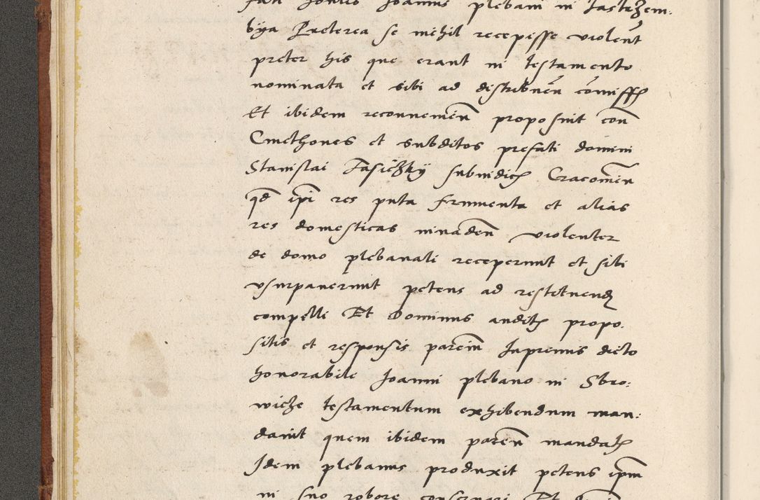 Zdjęcie nr 35 dla obiektu archiwalnego: Acta actorum coram R. D. Petro de Gamratis, archiepiscopo Gnesnensi et episcopo Cracoviensi, Legato nato ac Regni Poloniae primate ad annum 1543 - praesidente tunc Suae Rever. Paternitatis curiae cancellario R. D. Bartholomaeo Gantkowski, Posnaniensi et curiae nostrae cancellario.