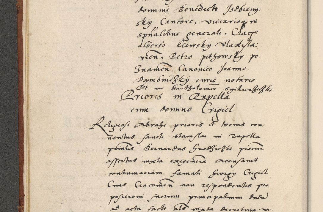 Zdjęcie nr 31 dla obiektu archiwalnego: Acta actorum coram R. D. Petro de Gamratis, archiepiscopo Gnesnensi et episcopo Cracoviensi, Legato nato ac Regni Poloniae primate ad annum 1543 - praesidente tunc Suae Rever. Paternitatis curiae cancellario R. D. Bartholomaeo Gantkowski, Posnaniensi et curiae nostrae cancellario.