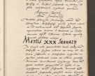 Zdjęcie nr 30 dla obiektu archiwalnego: Acta actorum coram R. D. Petro de Gamratis, archiepiscopo Gnesnensi et episcopo Cracoviensi, Legato nato ac Regni Poloniae primate ad annum 1543 - praesidente tunc Suae Rever. Paternitatis curiae cancellario R. D. Bartholomaeo Gantkowski, Posnaniensi et curiae nostrae cancellario.