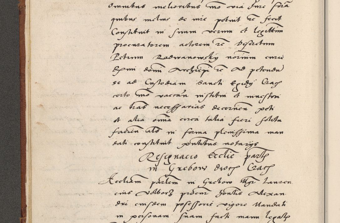 Zdjęcie nr 27 dla obiektu archiwalnego: Acta actorum coram R. D. Petro de Gamratis, archiepiscopo Gnesnensi et episcopo Cracoviensi, Legato nato ac Regni Poloniae primate ad annum 1543 - praesidente tunc Suae Rever. Paternitatis curiae cancellario R. D. Bartholomaeo Gantkowski, Posnaniensi et curiae nostrae cancellario.