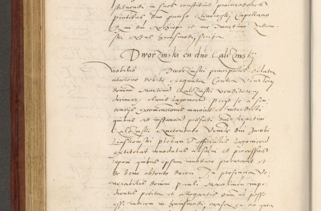 Zdjęcie nr 403 dla obiektu archiwalnego: Acta actorum coram R. D. Petro de Gamratis, archiepiscopo Gnesnensi et episcopo Cracoviensi, Legato nato et Regni Poloniar primate ad a. D. 1544 et 1545 acticatorum - praesidente tunc Suae Rev. Paternitatis curiae cancellario R. D. Bertholomaeo Gantkowski, archidiacono Cracoviensi, Gnesnensi et Posnaniensi canonico.