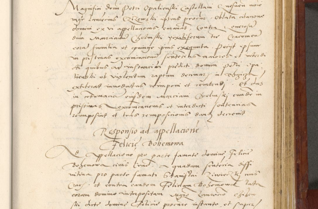 Zdjęcie nr 402 dla obiektu archiwalnego: Acta actorum coram R. D. Petro de Gamratis, archiepiscopo Gnesnensi et episcopo Cracoviensi, Legato nato et Regni Poloniar primate ad a. D. 1544 et 1545 acticatorum - praesidente tunc Suae Rev. Paternitatis curiae cancellario R. D. Bertholomaeo Gantkowski, archidiacono Cracoviensi, Gnesnensi et Posnaniensi canonico.