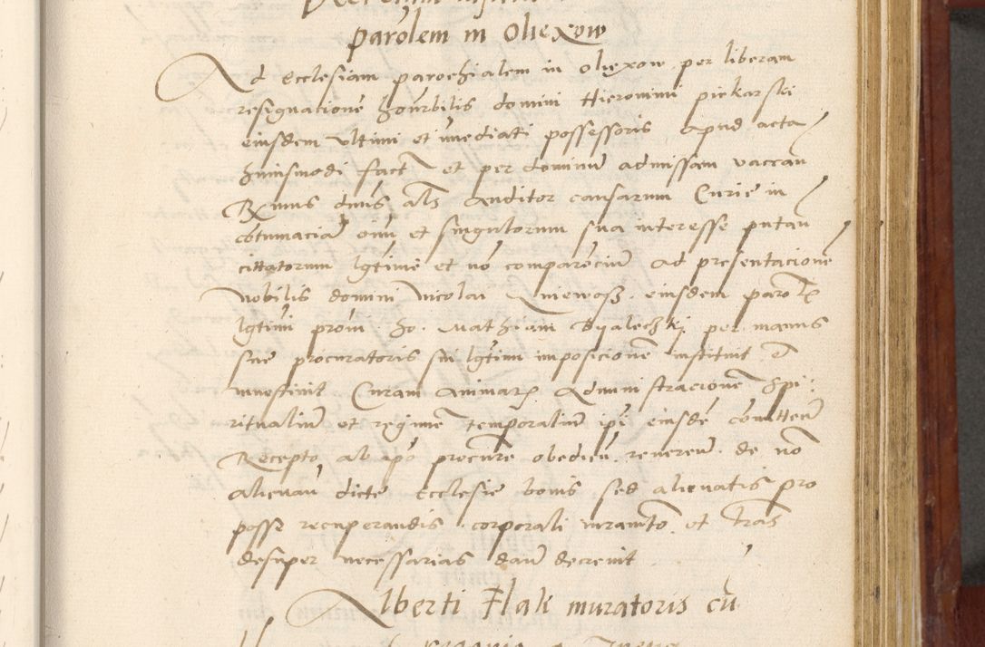 Zdjęcie nr 398 dla obiektu archiwalnego: Acta actorum coram R. D. Petro de Gamratis, archiepiscopo Gnesnensi et episcopo Cracoviensi, Legato nato et Regni Poloniar primate ad a. D. 1544 et 1545 acticatorum - praesidente tunc Suae Rev. Paternitatis curiae cancellario R. D. Bertholomaeo Gantkowski, archidiacono Cracoviensi, Gnesnensi et Posnaniensi canonico.