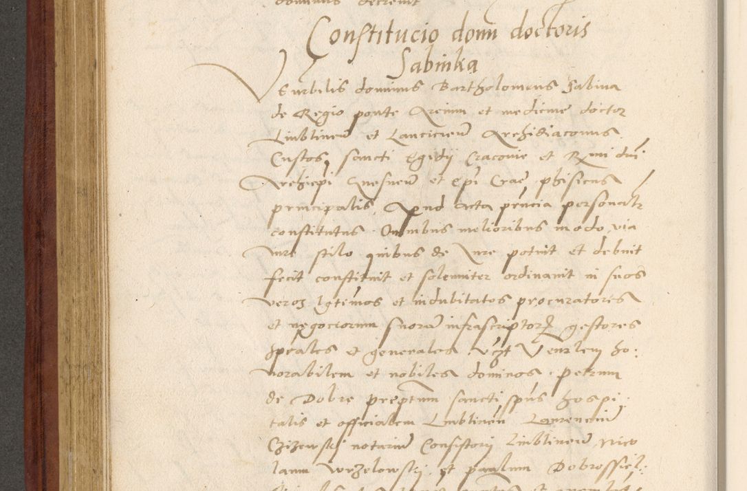 Zdjęcie nr 395 dla obiektu archiwalnego: Acta actorum coram R. D. Petro de Gamratis, archiepiscopo Gnesnensi et episcopo Cracoviensi, Legato nato et Regni Poloniar primate ad a. D. 1544 et 1545 acticatorum - praesidente tunc Suae Rev. Paternitatis curiae cancellario R. D. Bertholomaeo Gantkowski, archidiacono Cracoviensi, Gnesnensi et Posnaniensi canonico.