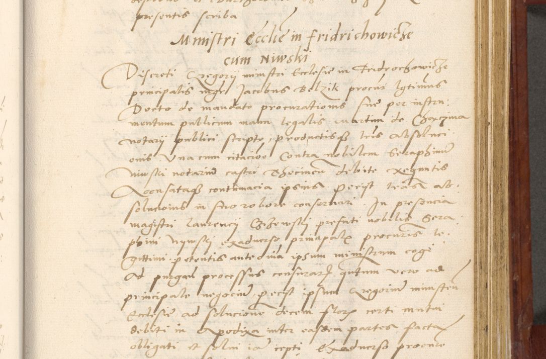 Zdjęcie nr 396 dla obiektu archiwalnego: Acta actorum coram R. D. Petro de Gamratis, archiepiscopo Gnesnensi et episcopo Cracoviensi, Legato nato et Regni Poloniar primate ad a. D. 1544 et 1545 acticatorum - praesidente tunc Suae Rev. Paternitatis curiae cancellario R. D. Bertholomaeo Gantkowski, archidiacono Cracoviensi, Gnesnensi et Posnaniensi canonico.