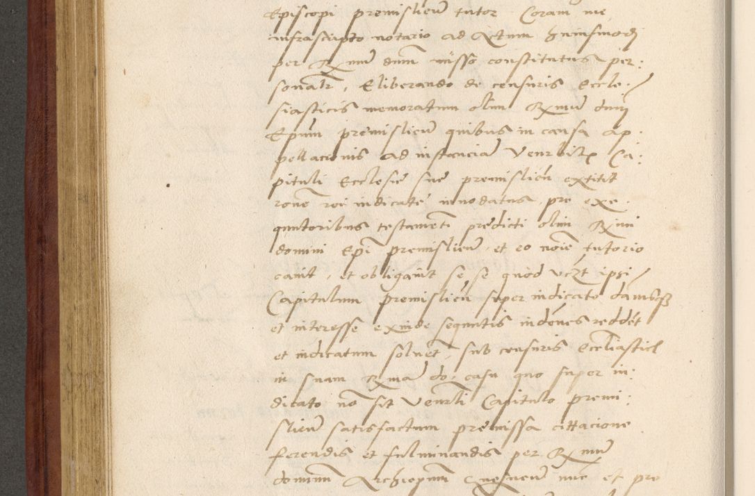 Zdjęcie nr 393 dla obiektu archiwalnego: Acta actorum coram R. D. Petro de Gamratis, archiepiscopo Gnesnensi et episcopo Cracoviensi, Legato nato et Regni Poloniar primate ad a. D. 1544 et 1545 acticatorum - praesidente tunc Suae Rev. Paternitatis curiae cancellario R. D. Bertholomaeo Gantkowski, archidiacono Cracoviensi, Gnesnensi et Posnaniensi canonico.