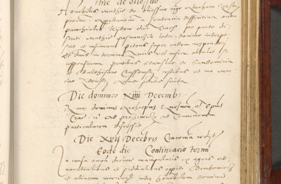 Zdjęcie nr 392 dla obiektu archiwalnego: Acta actorum coram R. D. Petro de Gamratis, archiepiscopo Gnesnensi et episcopo Cracoviensi, Legato nato et Regni Poloniar primate ad a. D. 1544 et 1545 acticatorum - praesidente tunc Suae Rev. Paternitatis curiae cancellario R. D. Bertholomaeo Gantkowski, archidiacono Cracoviensi, Gnesnensi et Posnaniensi canonico.