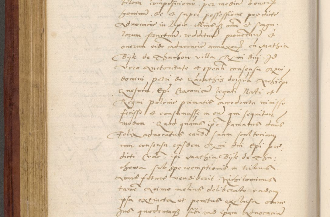 Zdjęcie nr 389 dla obiektu archiwalnego: Acta actorum coram R. D. Petro de Gamratis, archiepiscopo Gnesnensi et episcopo Cracoviensi, Legato nato et Regni Poloniar primate ad a. D. 1544 et 1545 acticatorum - praesidente tunc Suae Rev. Paternitatis curiae cancellario R. D. Bertholomaeo Gantkowski, archidiacono Cracoviensi, Gnesnensi et Posnaniensi canonico.