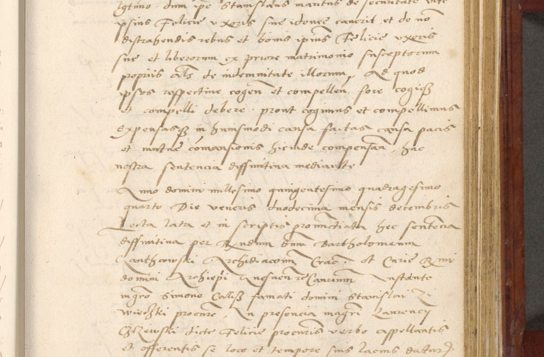 Zdjęcie nr 386 dla obiektu archiwalnego: Acta actorum coram R. D. Petro de Gamratis, archiepiscopo Gnesnensi et episcopo Cracoviensi, Legato nato et Regni Poloniar primate ad a. D. 1544 et 1545 acticatorum - praesidente tunc Suae Rev. Paternitatis curiae cancellario R. D. Bertholomaeo Gantkowski, archidiacono Cracoviensi, Gnesnensi et Posnaniensi canonico.