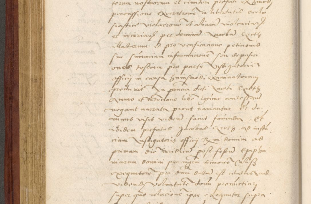 Zdjęcie nr 381 dla obiektu archiwalnego: Acta actorum coram R. D. Petro de Gamratis, archiepiscopo Gnesnensi et episcopo Cracoviensi, Legato nato et Regni Poloniar primate ad a. D. 1544 et 1545 acticatorum - praesidente tunc Suae Rev. Paternitatis curiae cancellario R. D. Bertholomaeo Gantkowski, archidiacono Cracoviensi, Gnesnensi et Posnaniensi canonico.