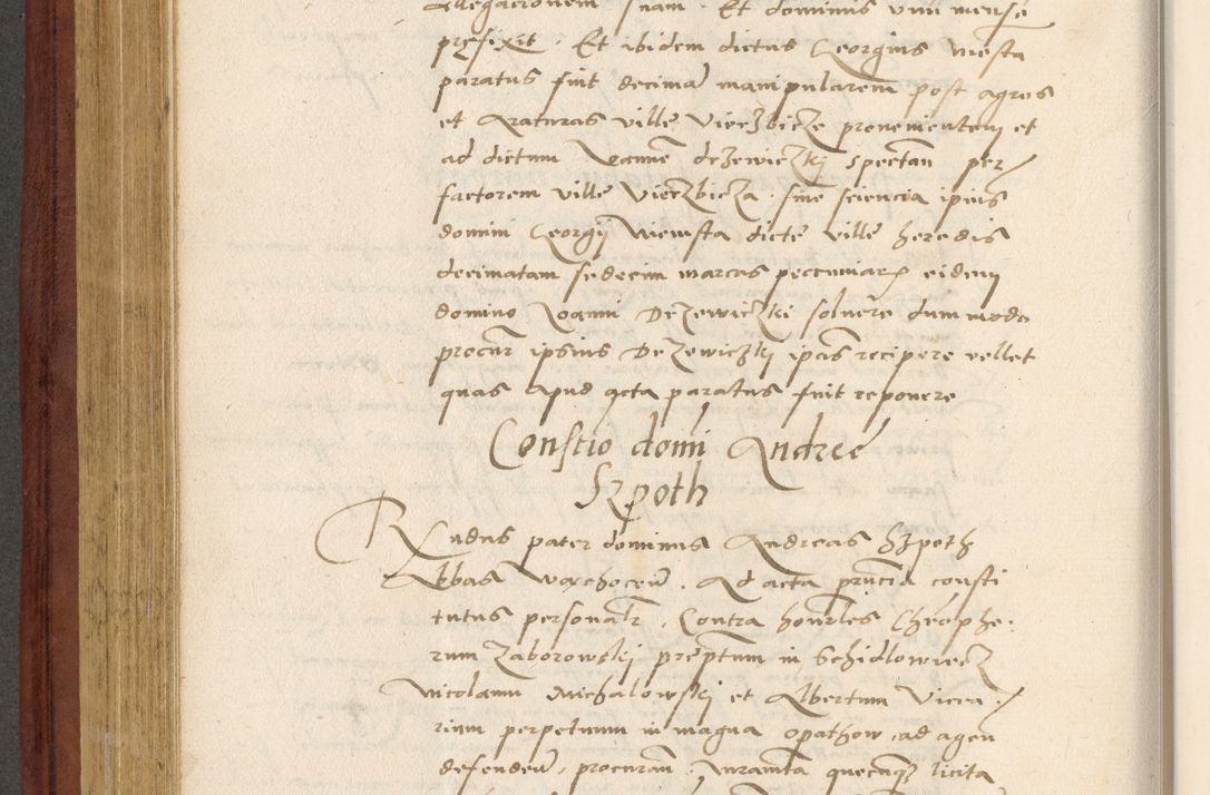 Zdjęcie nr 377 dla obiektu archiwalnego: Acta actorum coram R. D. Petro de Gamratis, archiepiscopo Gnesnensi et episcopo Cracoviensi, Legato nato et Regni Poloniar primate ad a. D. 1544 et 1545 acticatorum - praesidente tunc Suae Rev. Paternitatis curiae cancellario R. D. Bertholomaeo Gantkowski, archidiacono Cracoviensi, Gnesnensi et Posnaniensi canonico.