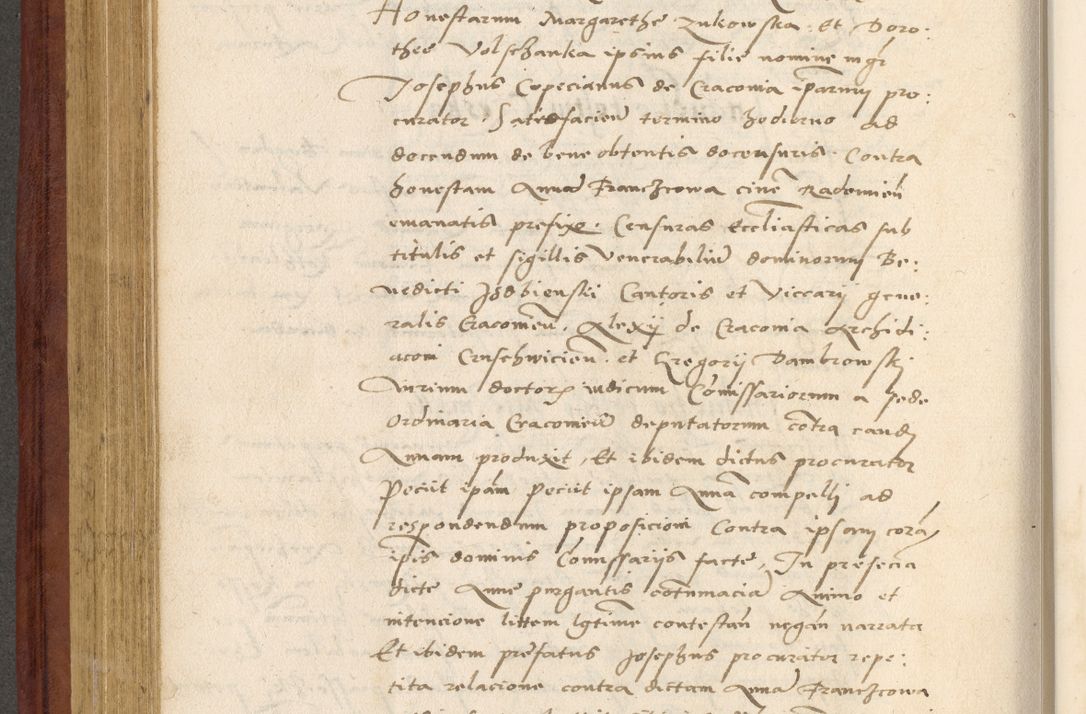 Zdjęcie nr 379 dla obiektu archiwalnego: Acta actorum coram R. D. Petro de Gamratis, archiepiscopo Gnesnensi et episcopo Cracoviensi, Legato nato et Regni Poloniar primate ad a. D. 1544 et 1545 acticatorum - praesidente tunc Suae Rev. Paternitatis curiae cancellario R. D. Bertholomaeo Gantkowski, archidiacono Cracoviensi, Gnesnensi et Posnaniensi canonico.