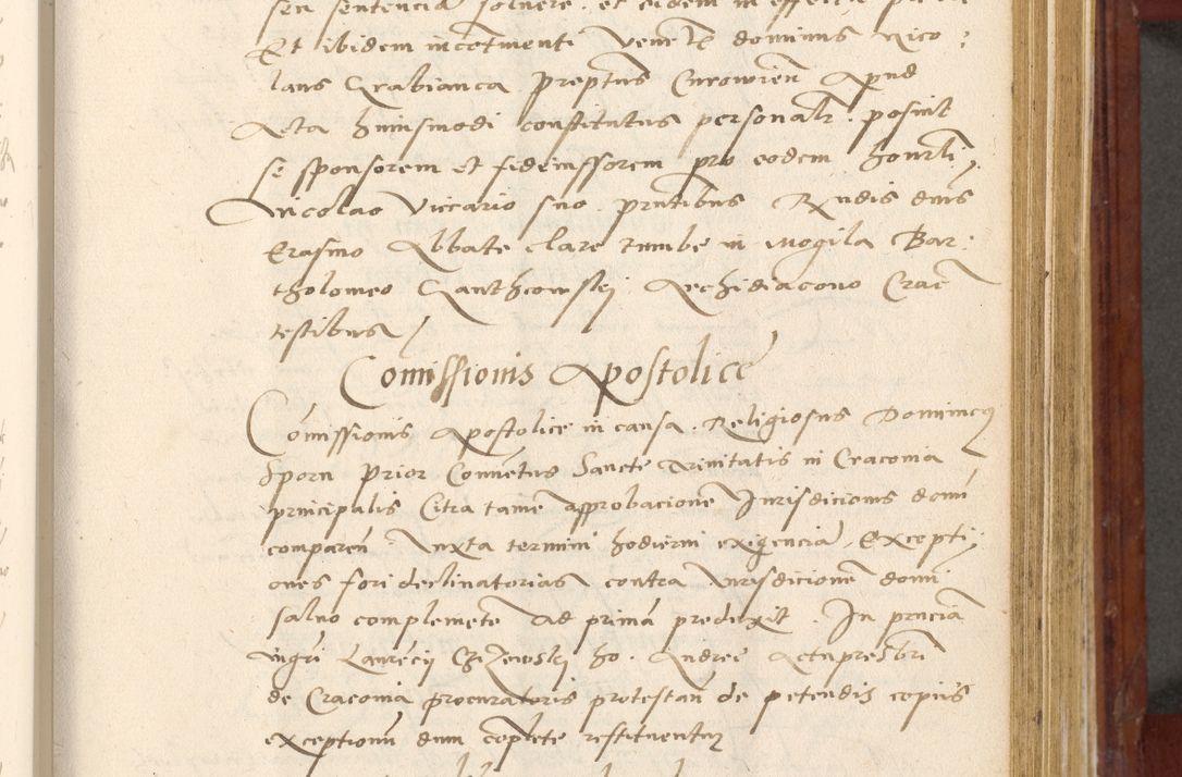 Zdjęcie nr 372 dla obiektu archiwalnego: Acta actorum coram R. D. Petro de Gamratis, archiepiscopo Gnesnensi et episcopo Cracoviensi, Legato nato et Regni Poloniar primate ad a. D. 1544 et 1545 acticatorum - praesidente tunc Suae Rev. Paternitatis curiae cancellario R. D. Bertholomaeo Gantkowski, archidiacono Cracoviensi, Gnesnensi et Posnaniensi canonico.