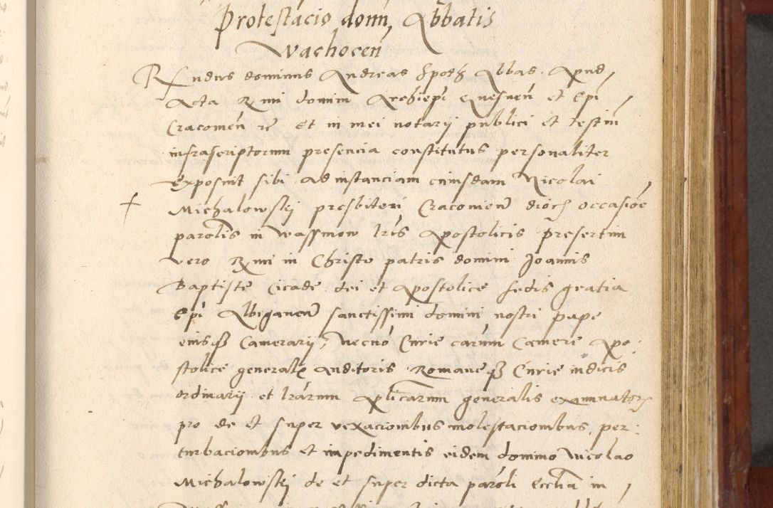Zdjęcie nr 370 dla obiektu archiwalnego: Acta actorum coram R. D. Petro de Gamratis, archiepiscopo Gnesnensi et episcopo Cracoviensi, Legato nato et Regni Poloniar primate ad a. D. 1544 et 1545 acticatorum - praesidente tunc Suae Rev. Paternitatis curiae cancellario R. D. Bertholomaeo Gantkowski, archidiacono Cracoviensi, Gnesnensi et Posnaniensi canonico.