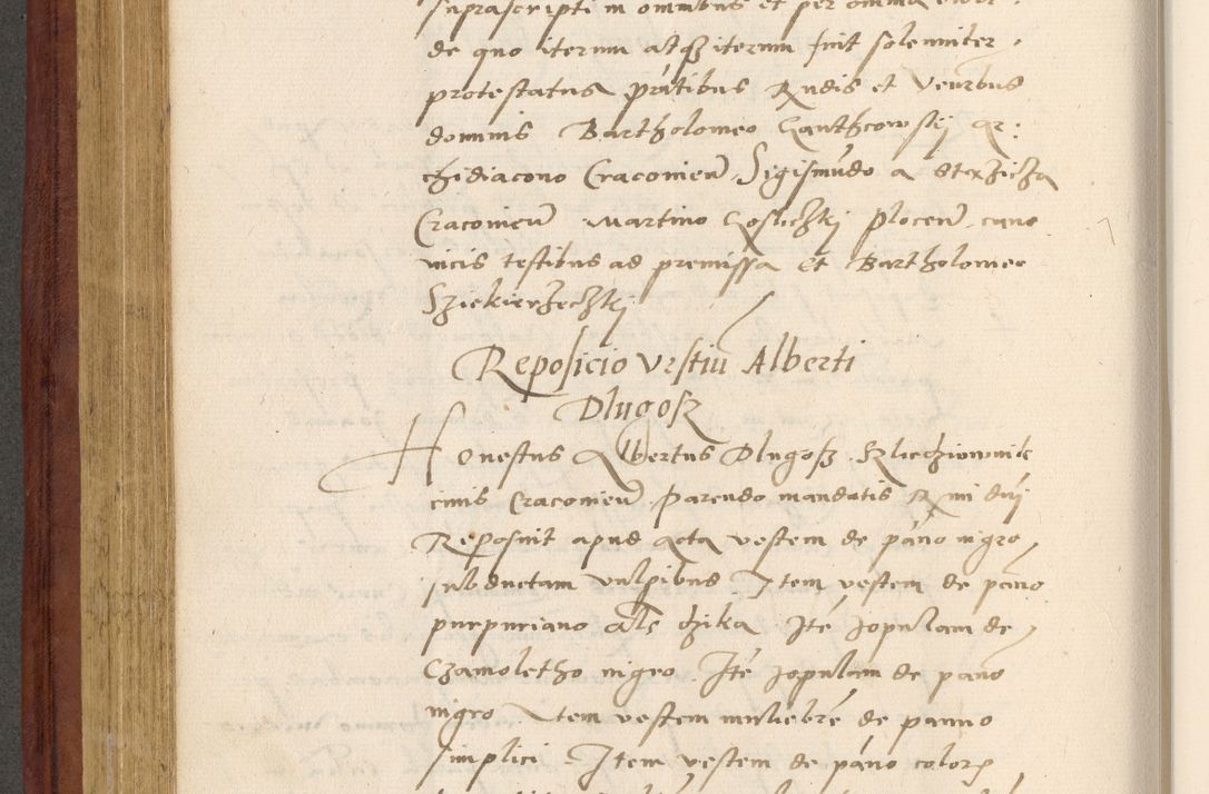Zdjęcie nr 371 dla obiektu archiwalnego: Acta actorum coram R. D. Petro de Gamratis, archiepiscopo Gnesnensi et episcopo Cracoviensi, Legato nato et Regni Poloniar primate ad a. D. 1544 et 1545 acticatorum - praesidente tunc Suae Rev. Paternitatis curiae cancellario R. D. Bertholomaeo Gantkowski, archidiacono Cracoviensi, Gnesnensi et Posnaniensi canonico.
