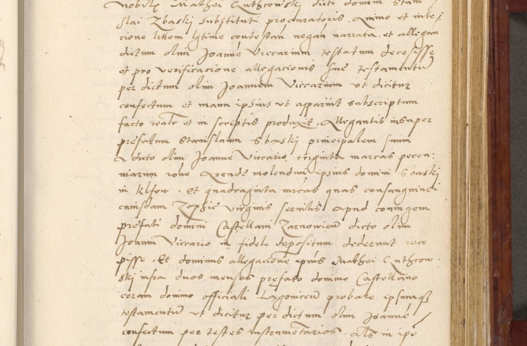 Zdjęcie nr 366 dla obiektu archiwalnego: Acta actorum coram R. D. Petro de Gamratis, archiepiscopo Gnesnensi et episcopo Cracoviensi, Legato nato et Regni Poloniar primate ad a. D. 1544 et 1545 acticatorum - praesidente tunc Suae Rev. Paternitatis curiae cancellario R. D. Bertholomaeo Gantkowski, archidiacono Cracoviensi, Gnesnensi et Posnaniensi canonico.