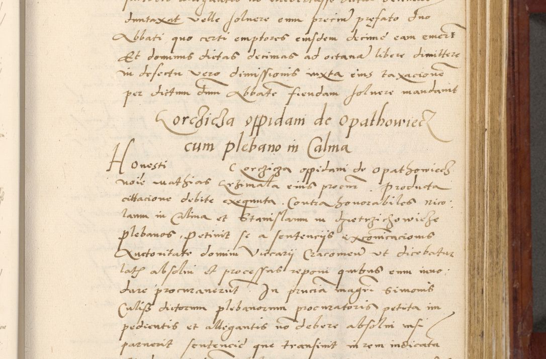 Zdjęcie nr 360 dla obiektu archiwalnego: Acta actorum coram R. D. Petro de Gamratis, archiepiscopo Gnesnensi et episcopo Cracoviensi, Legato nato et Regni Poloniar primate ad a. D. 1544 et 1545 acticatorum - praesidente tunc Suae Rev. Paternitatis curiae cancellario R. D. Bertholomaeo Gantkowski, archidiacono Cracoviensi, Gnesnensi et Posnaniensi canonico.