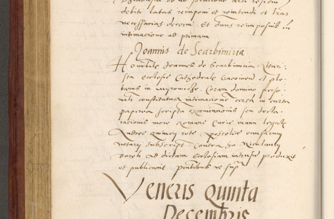 Zdjęcie nr 355 dla obiektu archiwalnego: Acta actorum coram R. D. Petro de Gamratis, archiepiscopo Gnesnensi et episcopo Cracoviensi, Legato nato et Regni Poloniar primate ad a. D. 1544 et 1545 acticatorum - praesidente tunc Suae Rev. Paternitatis curiae cancellario R. D. Bertholomaeo Gantkowski, archidiacono Cracoviensi, Gnesnensi et Posnaniensi canonico.