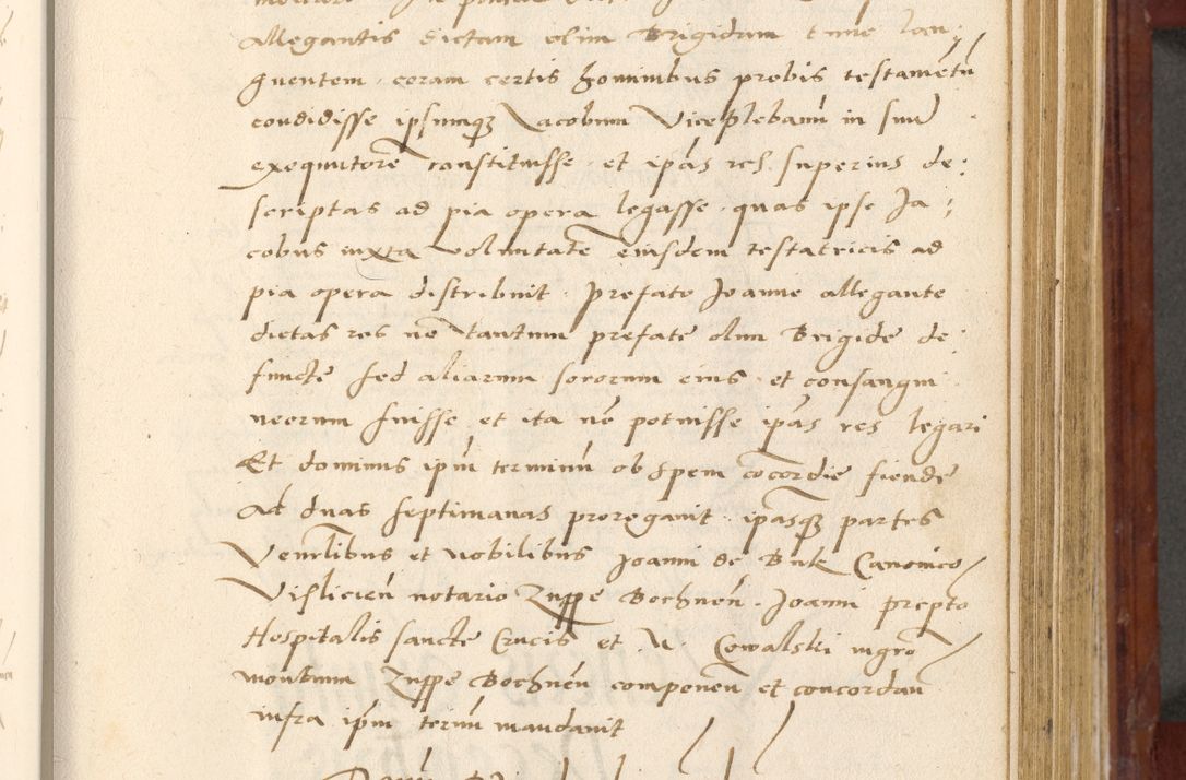 Zdjęcie nr 354 dla obiektu archiwalnego: Acta actorum coram R. D. Petro de Gamratis, archiepiscopo Gnesnensi et episcopo Cracoviensi, Legato nato et Regni Poloniar primate ad a. D. 1544 et 1545 acticatorum - praesidente tunc Suae Rev. Paternitatis curiae cancellario R. D. Bertholomaeo Gantkowski, archidiacono Cracoviensi, Gnesnensi et Posnaniensi canonico.