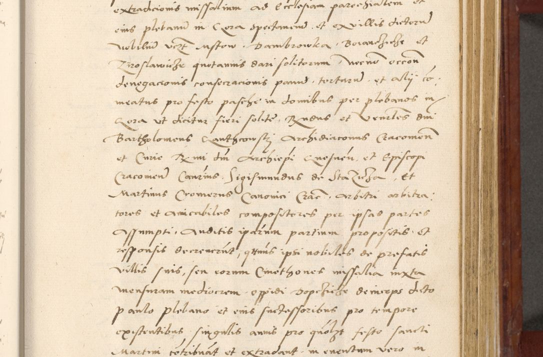 Zdjęcie nr 348 dla obiektu archiwalnego: Acta actorum coram R. D. Petro de Gamratis, archiepiscopo Gnesnensi et episcopo Cracoviensi, Legato nato et Regni Poloniar primate ad a. D. 1544 et 1545 acticatorum - praesidente tunc Suae Rev. Paternitatis curiae cancellario R. D. Bertholomaeo Gantkowski, archidiacono Cracoviensi, Gnesnensi et Posnaniensi canonico.