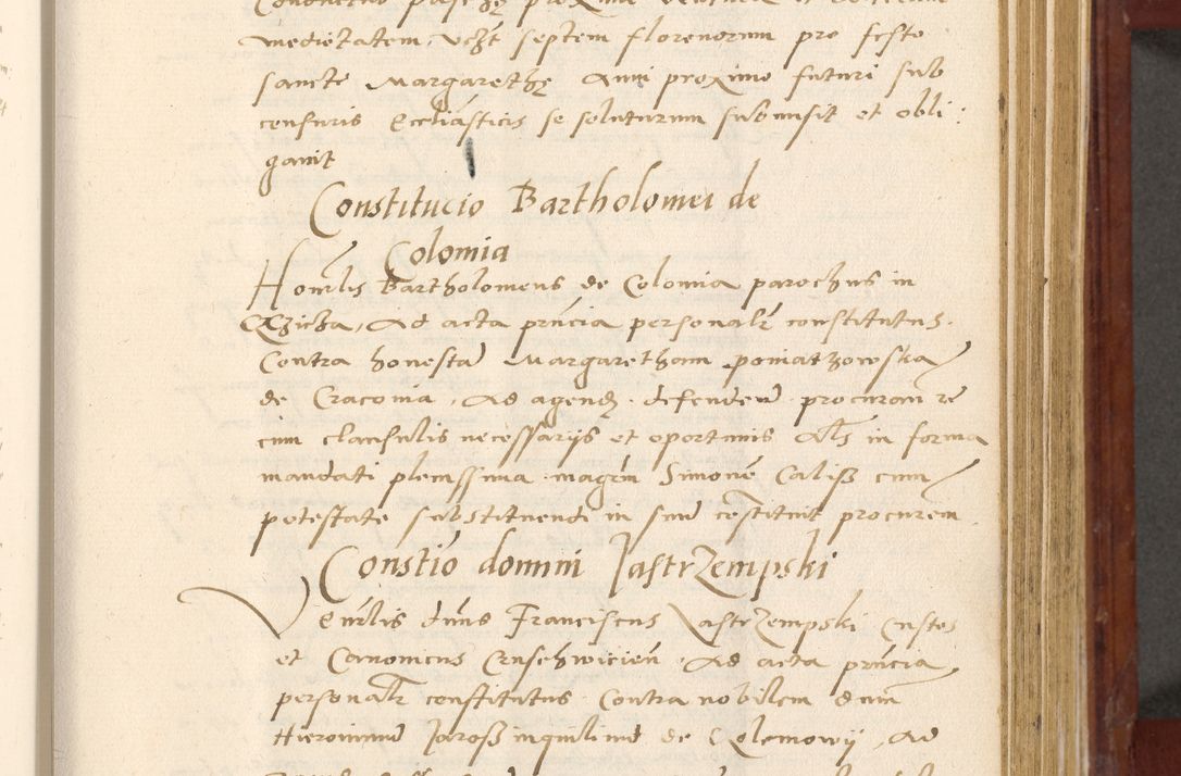 Zdjęcie nr 346 dla obiektu archiwalnego: Acta actorum coram R. D. Petro de Gamratis, archiepiscopo Gnesnensi et episcopo Cracoviensi, Legato nato et Regni Poloniar primate ad a. D. 1544 et 1545 acticatorum - praesidente tunc Suae Rev. Paternitatis curiae cancellario R. D. Bertholomaeo Gantkowski, archidiacono Cracoviensi, Gnesnensi et Posnaniensi canonico.