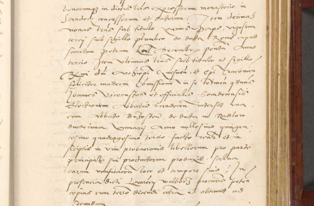 Zdjęcie nr 338 dla obiektu archiwalnego: Acta actorum coram R. D. Petro de Gamratis, archiepiscopo Gnesnensi et episcopo Cracoviensi, Legato nato et Regni Poloniar primate ad a. D. 1544 et 1545 acticatorum - praesidente tunc Suae Rev. Paternitatis curiae cancellario R. D. Bertholomaeo Gantkowski, archidiacono Cracoviensi, Gnesnensi et Posnaniensi canonico.