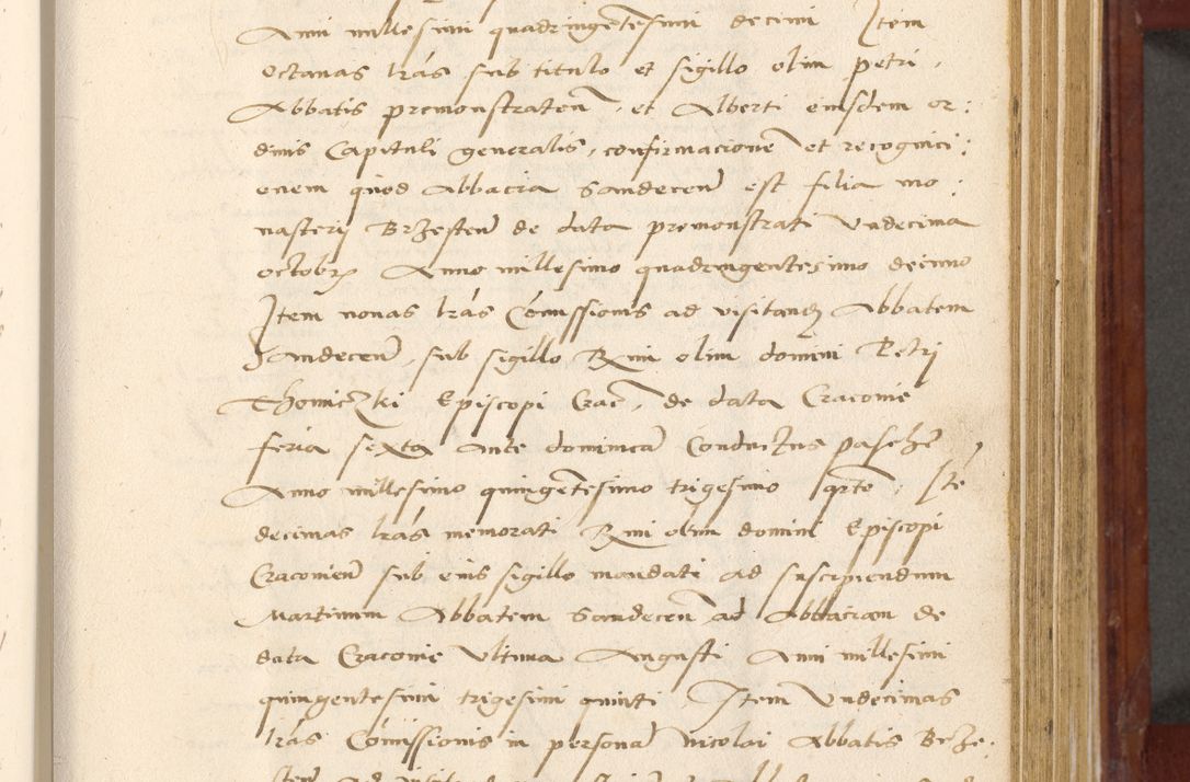 Zdjęcie nr 336 dla obiektu archiwalnego: Acta actorum coram R. D. Petro de Gamratis, archiepiscopo Gnesnensi et episcopo Cracoviensi, Legato nato et Regni Poloniar primate ad a. D. 1544 et 1545 acticatorum - praesidente tunc Suae Rev. Paternitatis curiae cancellario R. D. Bertholomaeo Gantkowski, archidiacono Cracoviensi, Gnesnensi et Posnaniensi canonico.