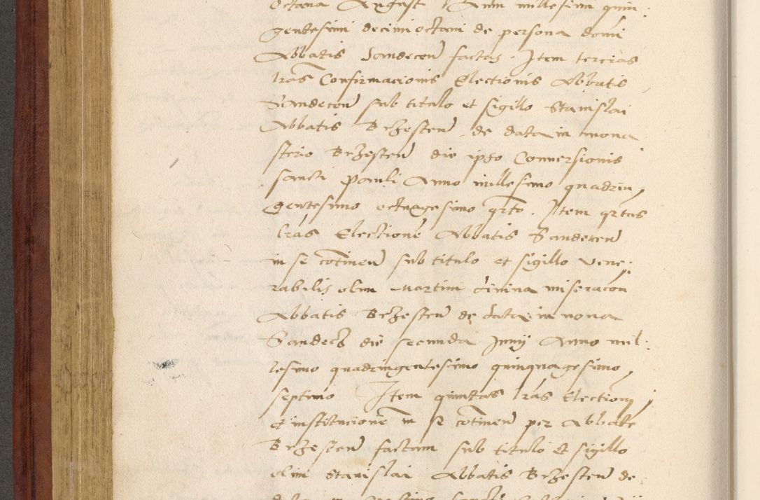 Zdjęcie nr 335 dla obiektu archiwalnego: Acta actorum coram R. D. Petro de Gamratis, archiepiscopo Gnesnensi et episcopo Cracoviensi, Legato nato et Regni Poloniar primate ad a. D. 1544 et 1545 acticatorum - praesidente tunc Suae Rev. Paternitatis curiae cancellario R. D. Bertholomaeo Gantkowski, archidiacono Cracoviensi, Gnesnensi et Posnaniensi canonico.