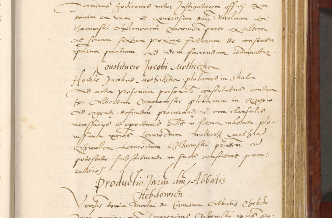 Zdjęcie nr 334 dla obiektu archiwalnego: Acta actorum coram R. D. Petro de Gamratis, archiepiscopo Gnesnensi et episcopo Cracoviensi, Legato nato et Regni Poloniar primate ad a. D. 1544 et 1545 acticatorum - praesidente tunc Suae Rev. Paternitatis curiae cancellario R. D. Bertholomaeo Gantkowski, archidiacono Cracoviensi, Gnesnensi et Posnaniensi canonico.