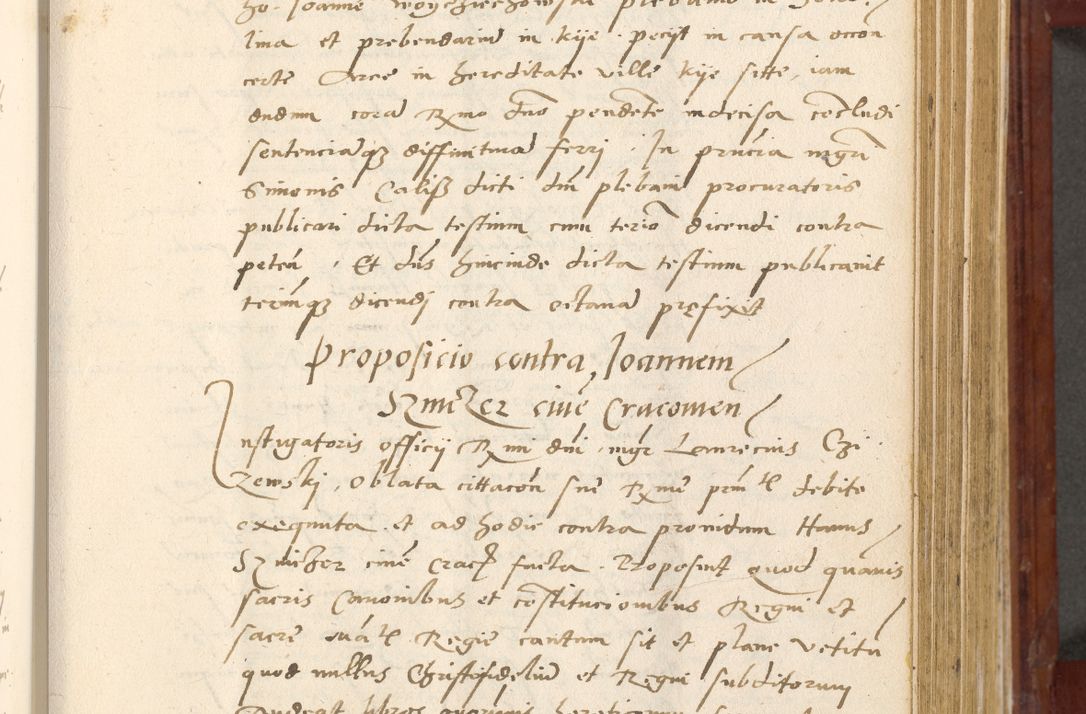 Zdjęcie nr 322 dla obiektu archiwalnego: Acta actorum coram R. D. Petro de Gamratis, archiepiscopo Gnesnensi et episcopo Cracoviensi, Legato nato et Regni Poloniar primate ad a. D. 1544 et 1545 acticatorum - praesidente tunc Suae Rev. Paternitatis curiae cancellario R. D. Bertholomaeo Gantkowski, archidiacono Cracoviensi, Gnesnensi et Posnaniensi canonico.
