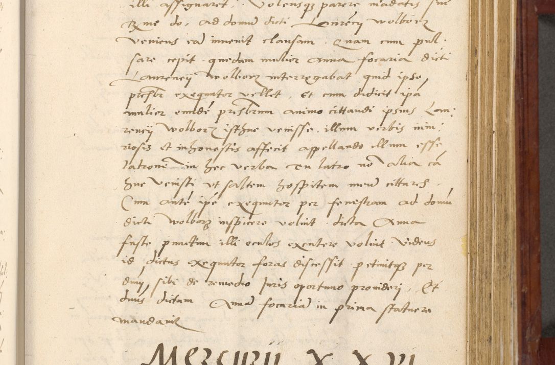 Zdjęcie nr 320 dla obiektu archiwalnego: Acta actorum coram R. D. Petro de Gamratis, archiepiscopo Gnesnensi et episcopo Cracoviensi, Legato nato et Regni Poloniar primate ad a. D. 1544 et 1545 acticatorum - praesidente tunc Suae Rev. Paternitatis curiae cancellario R. D. Bertholomaeo Gantkowski, archidiacono Cracoviensi, Gnesnensi et Posnaniensi canonico.