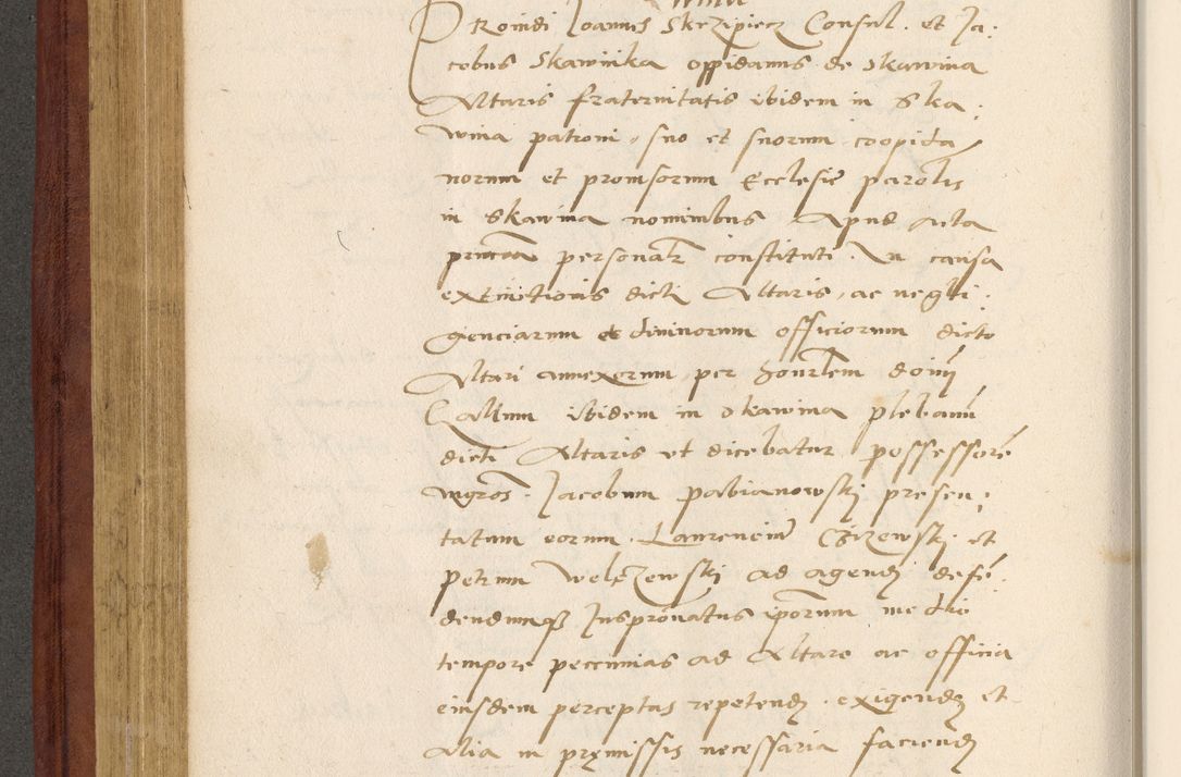 Zdjęcie nr 315 dla obiektu archiwalnego: Acta actorum coram R. D. Petro de Gamratis, archiepiscopo Gnesnensi et episcopo Cracoviensi, Legato nato et Regni Poloniar primate ad a. D. 1544 et 1545 acticatorum - praesidente tunc Suae Rev. Paternitatis curiae cancellario R. D. Bertholomaeo Gantkowski, archidiacono Cracoviensi, Gnesnensi et Posnaniensi canonico.