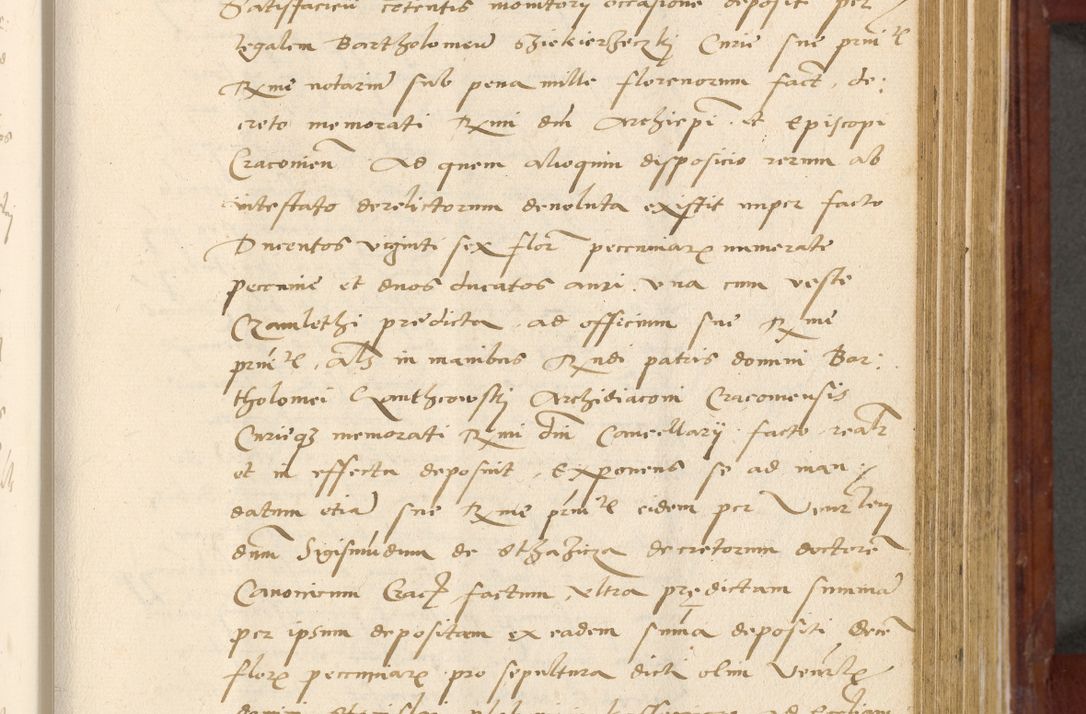 Zdjęcie nr 312 dla obiektu archiwalnego: Acta actorum coram R. D. Petro de Gamratis, archiepiscopo Gnesnensi et episcopo Cracoviensi, Legato nato et Regni Poloniar primate ad a. D. 1544 et 1545 acticatorum - praesidente tunc Suae Rev. Paternitatis curiae cancellario R. D. Bertholomaeo Gantkowski, archidiacono Cracoviensi, Gnesnensi et Posnaniensi canonico.