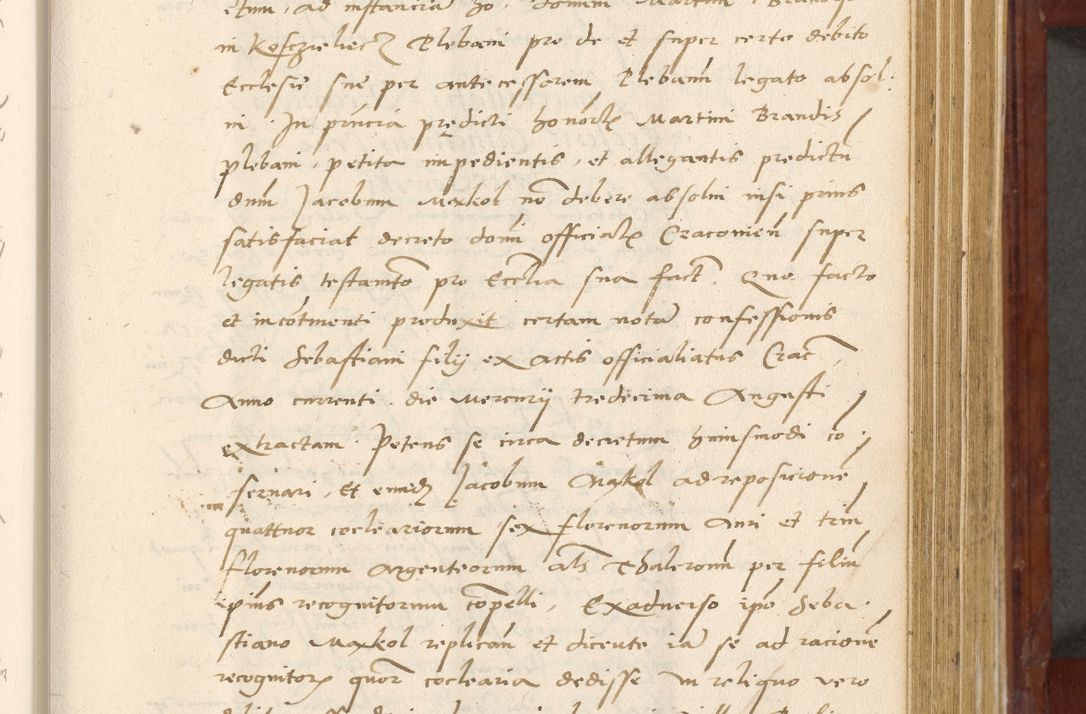 Zdjęcie nr 308 dla obiektu archiwalnego: Acta actorum coram R. D. Petro de Gamratis, archiepiscopo Gnesnensi et episcopo Cracoviensi, Legato nato et Regni Poloniar primate ad a. D. 1544 et 1545 acticatorum - praesidente tunc Suae Rev. Paternitatis curiae cancellario R. D. Bertholomaeo Gantkowski, archidiacono Cracoviensi, Gnesnensi et Posnaniensi canonico.