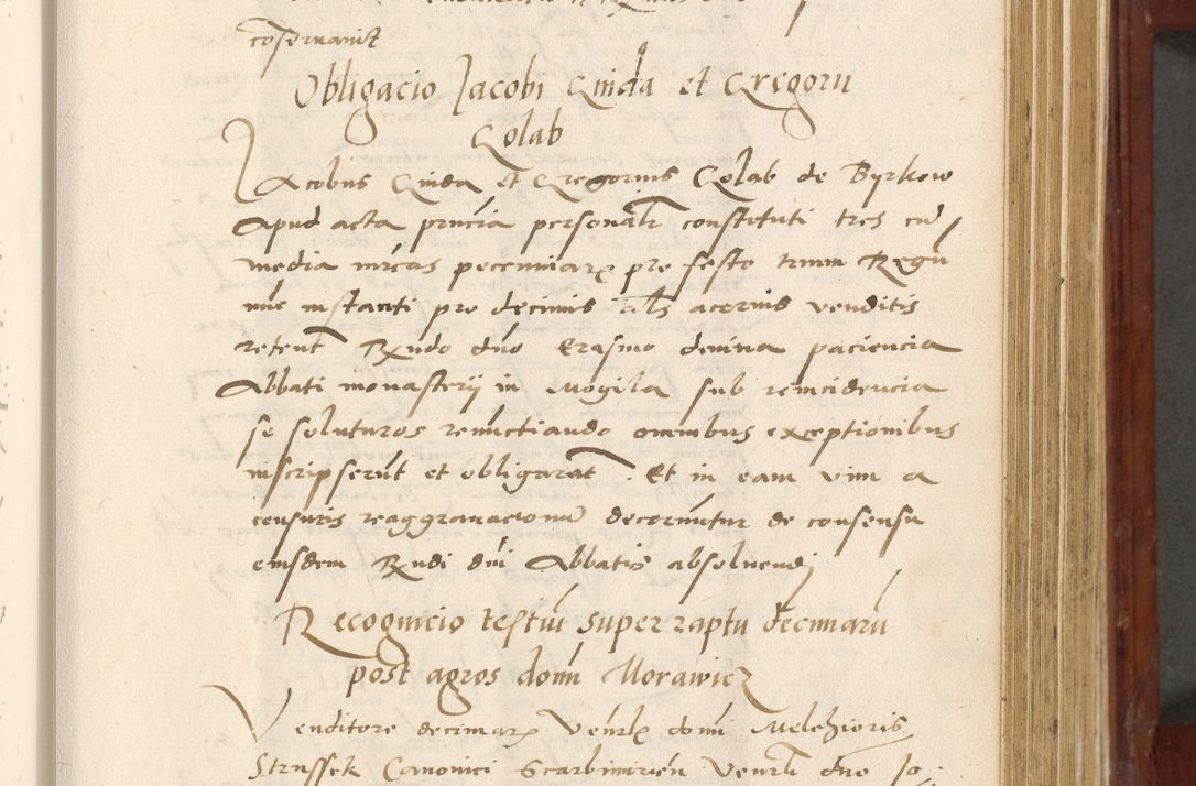 Zdjęcie nr 310 dla obiektu archiwalnego: Acta actorum coram R. D. Petro de Gamratis, archiepiscopo Gnesnensi et episcopo Cracoviensi, Legato nato et Regni Poloniar primate ad a. D. 1544 et 1545 acticatorum - praesidente tunc Suae Rev. Paternitatis curiae cancellario R. D. Bertholomaeo Gantkowski, archidiacono Cracoviensi, Gnesnensi et Posnaniensi canonico.